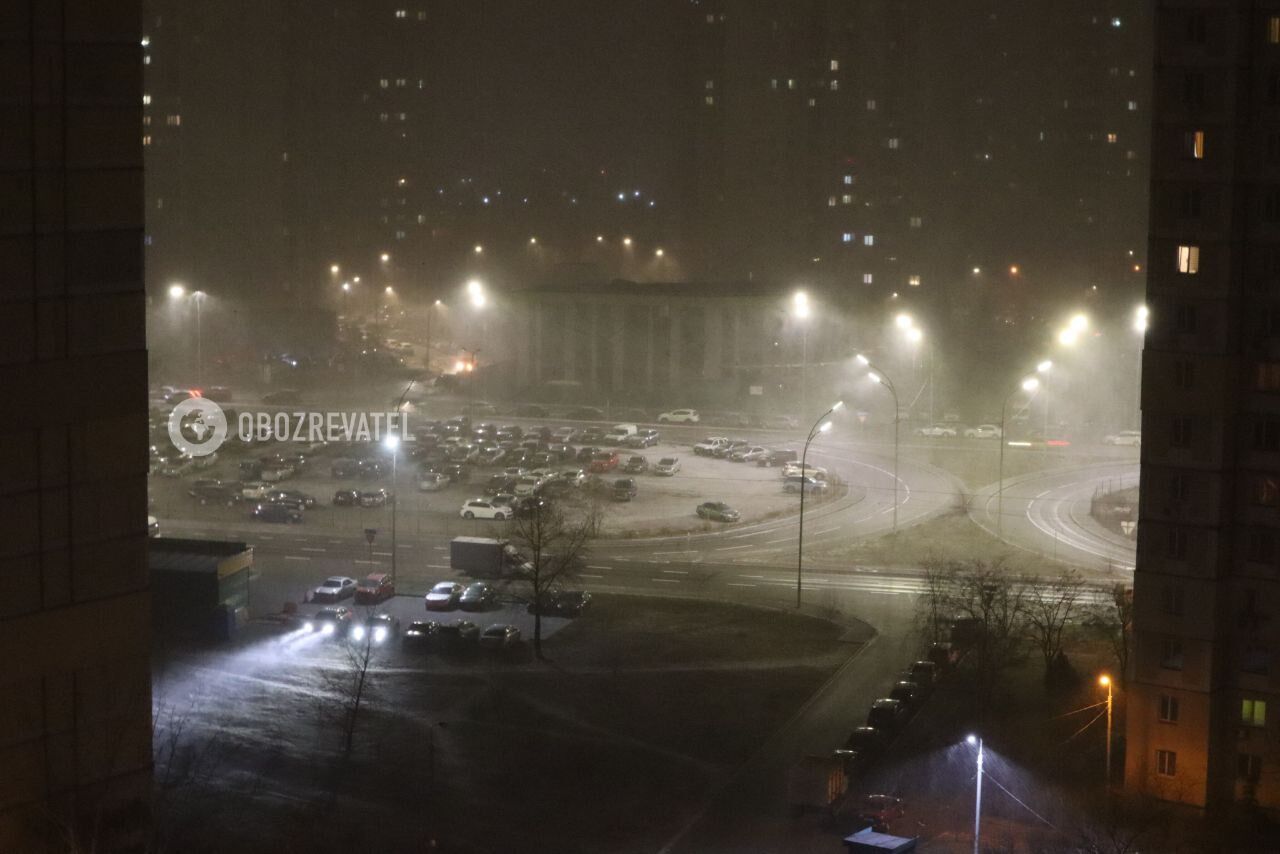 У Києві чули звуки "вибуху": до чого тут снігова гроза і як вона виглядає