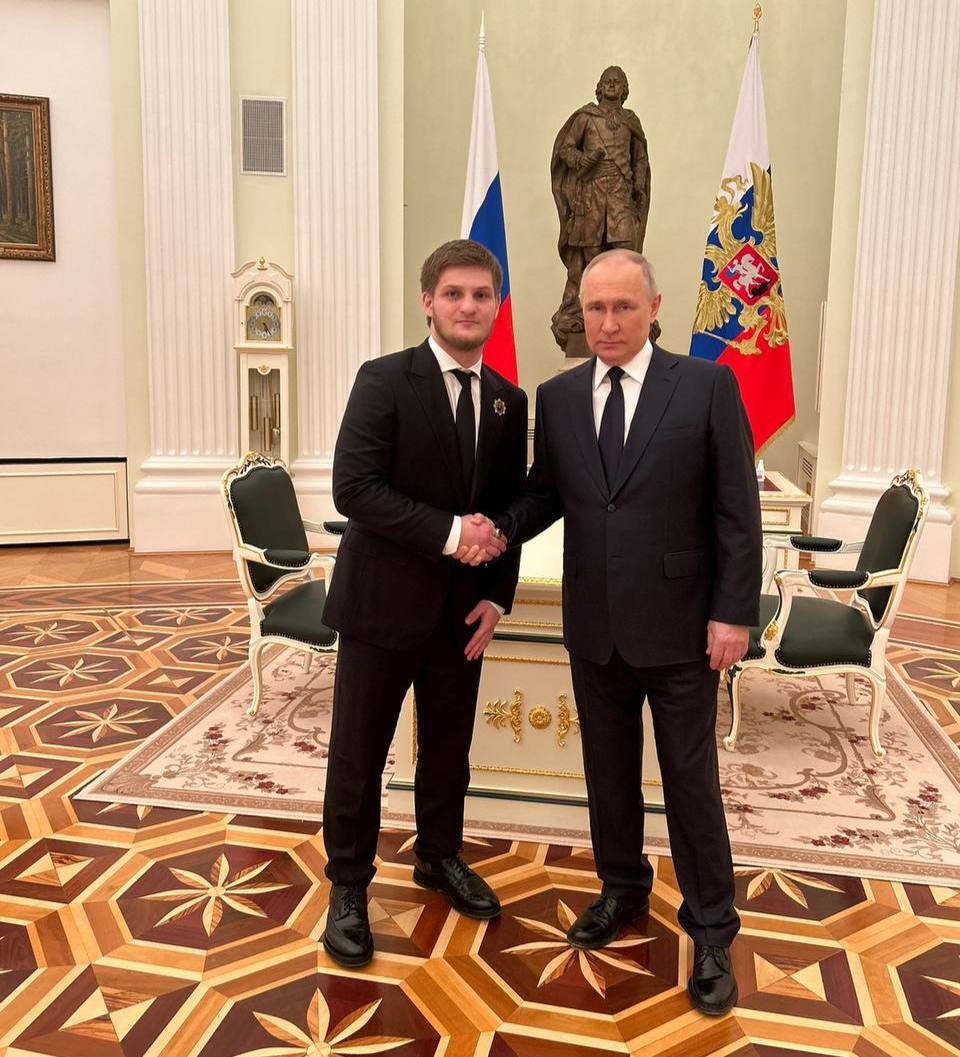 Путин встретился с сыном Кадырова: о чем шла речь