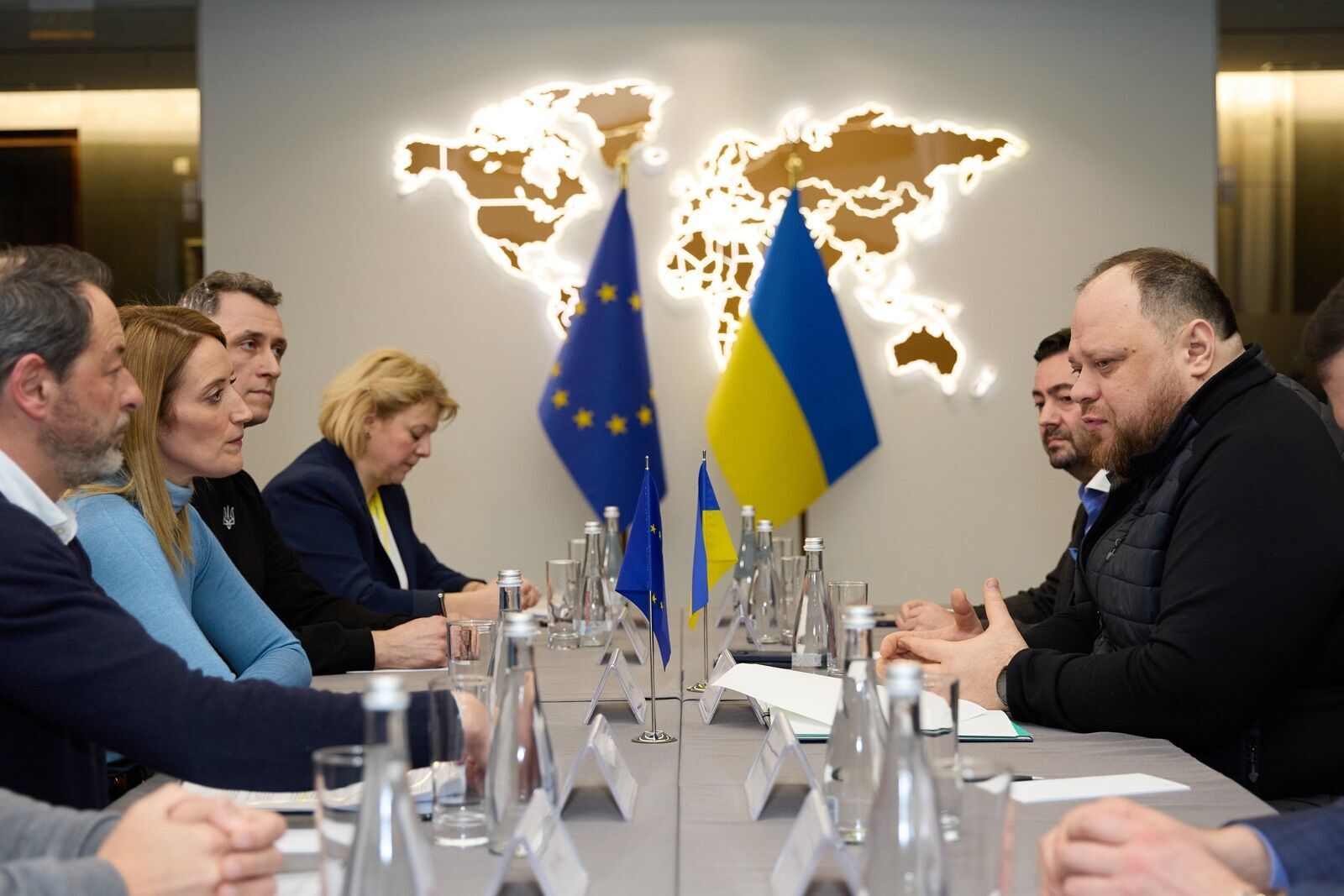 Глава Европарламента Роберта Метсола побывала с визитом в Львове: дом украинцев в нашем Европейском Союзе. Фото