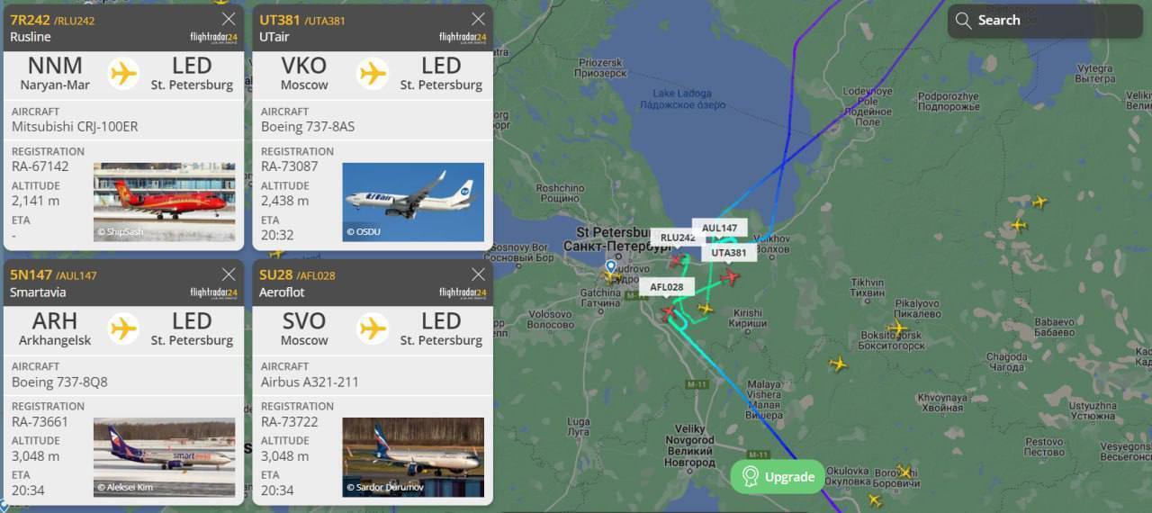 В аэропорту Санкт-Петербурга экстренно сел стратегический бомбардировщик Ту-22М: первые подробности