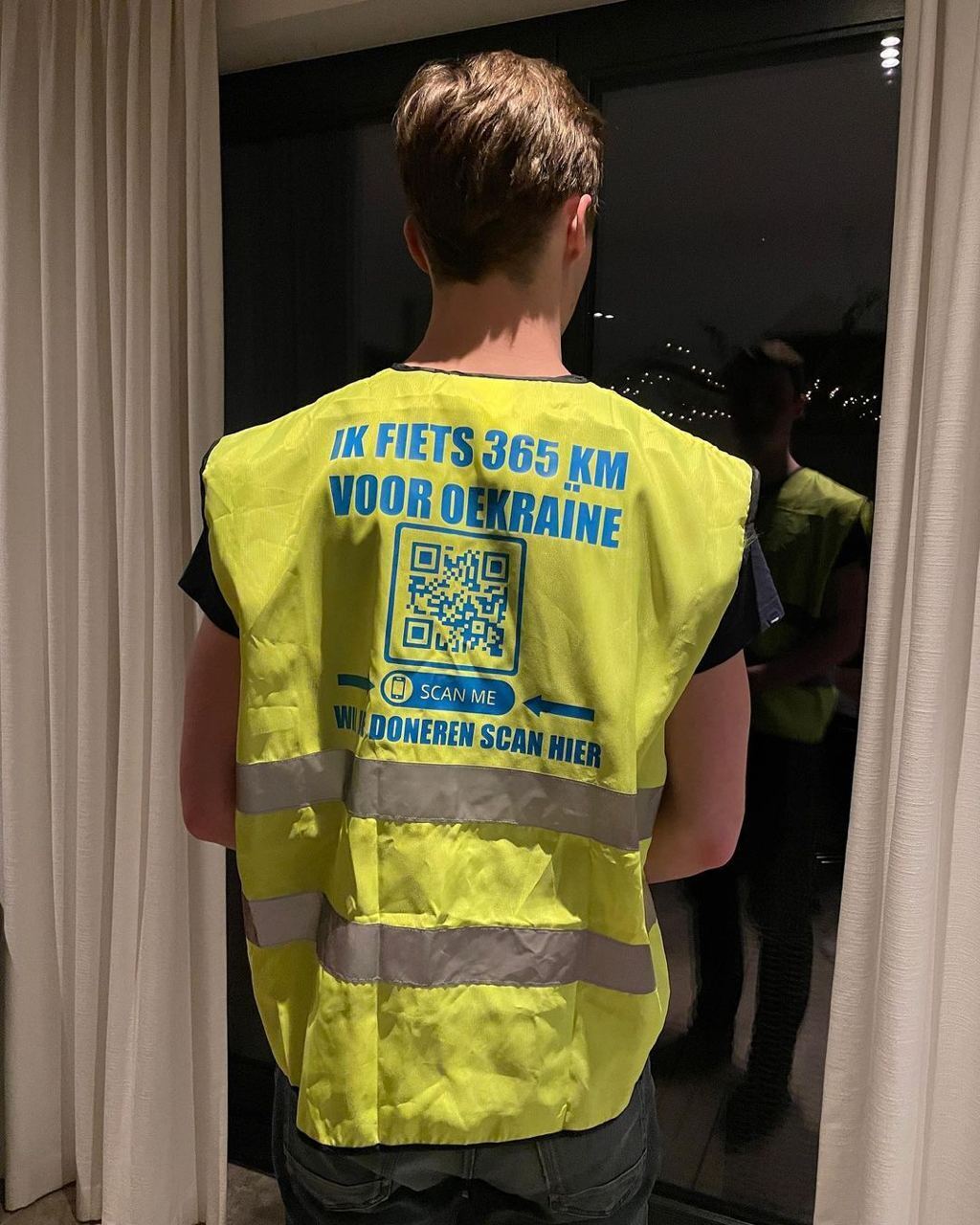 В Нидерландах студент преодолел 365 км на велосипеде, чтобы собрать деньги для Украины. Фото