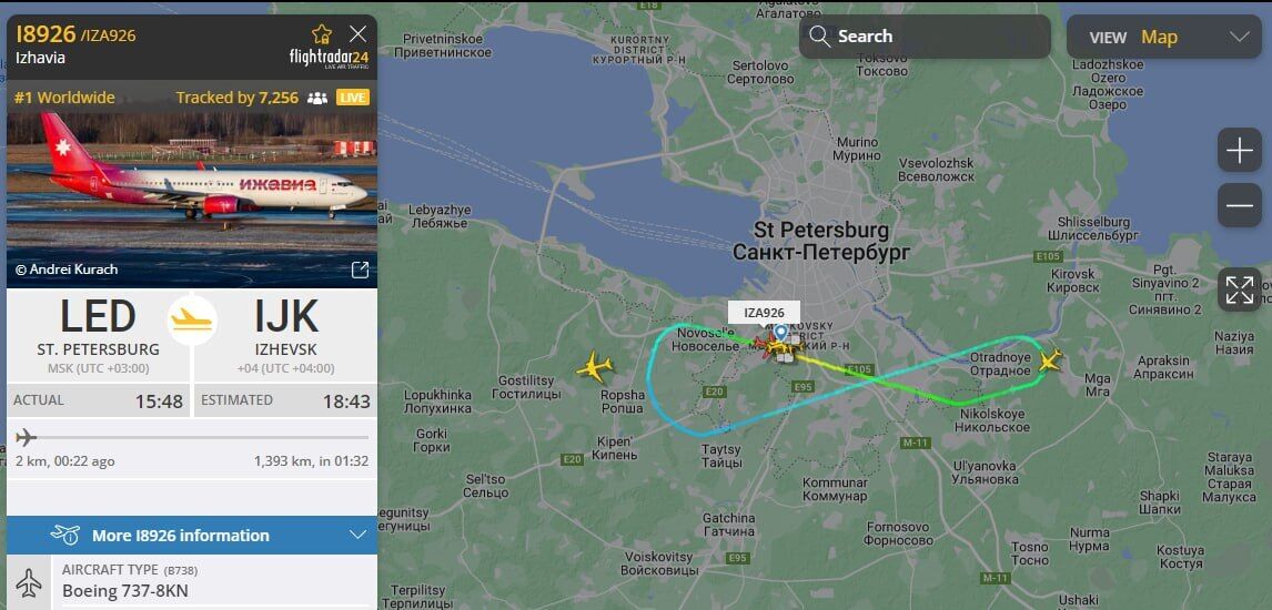 В России экстренно сел пассажирский Boeing 737, вылетевший из Санкт-Петербурга в Ижевск: подробности