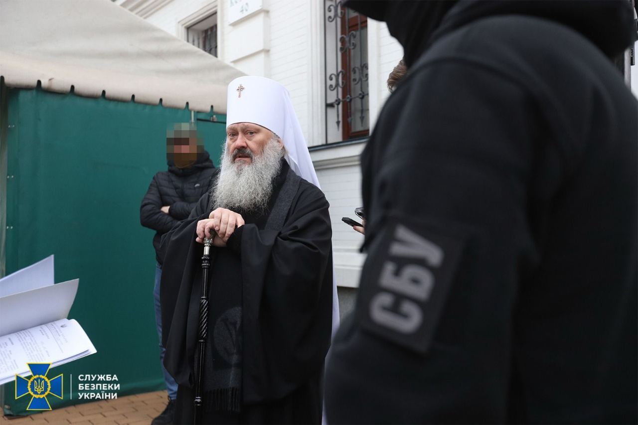 СБУ сообщила о подозрении митрополиту УПЦ МП Павлу: ему избрали меру пресечения. Фото и видео