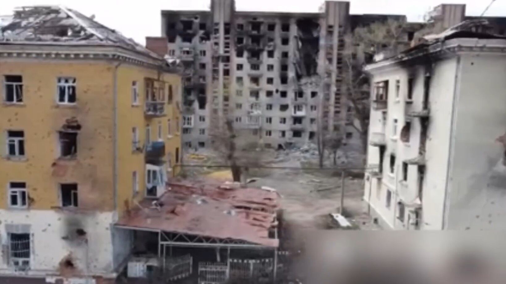 Город, где бурлила жизнь, стал пустошью: пропагандисты показали разрушенный Бахмут с высоты. Видео