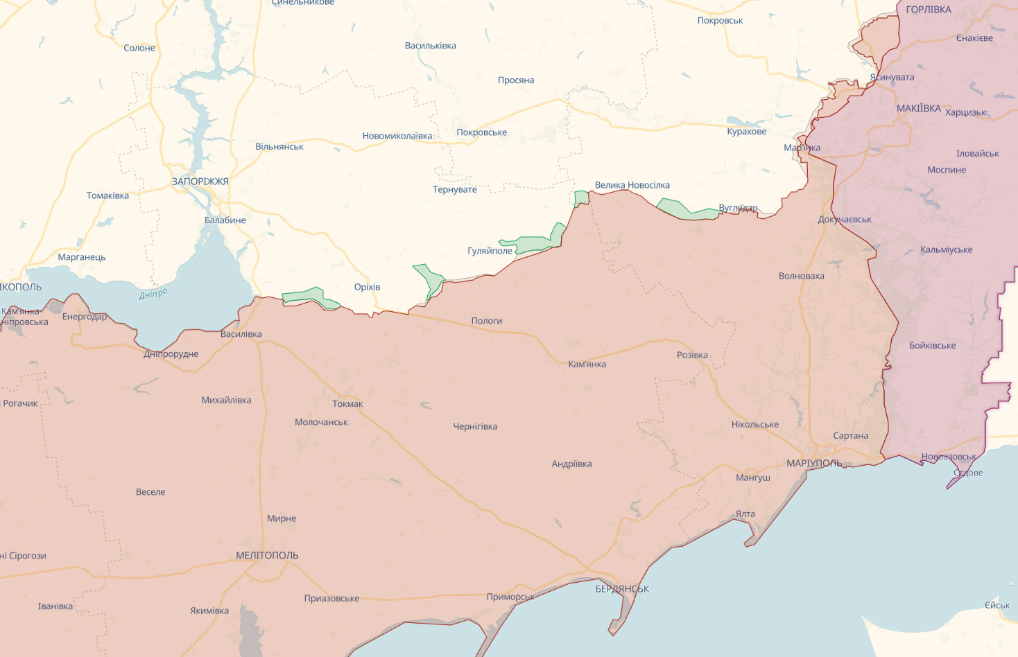 Оккупанты боятся контрнаступления ВСУ на Мелитополь и построили три линии обороны на Запорожье – разведка Британии