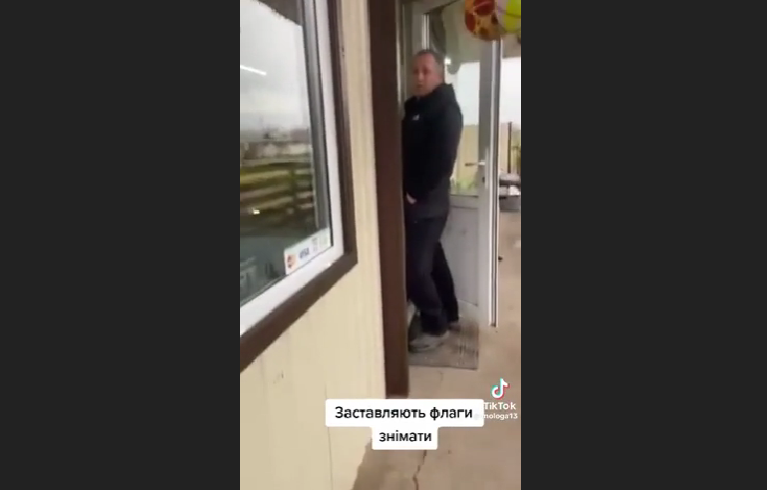 Чоловік, який вимагав зняти прапор України з магазину, виявився військовим ЗСУ: все було не так, як розповіли в мережі. Відео