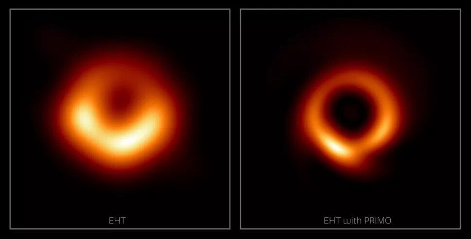 Черная дыра M87 EHT PRIMO