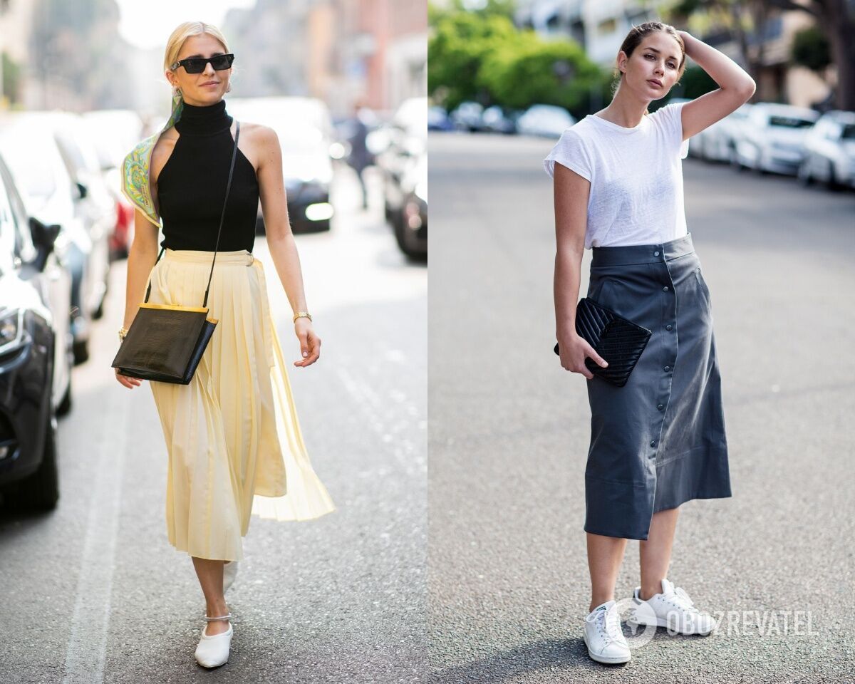 С чем носить миди-юбки: 5 модных трендов, которые стоит попробовать. Фото