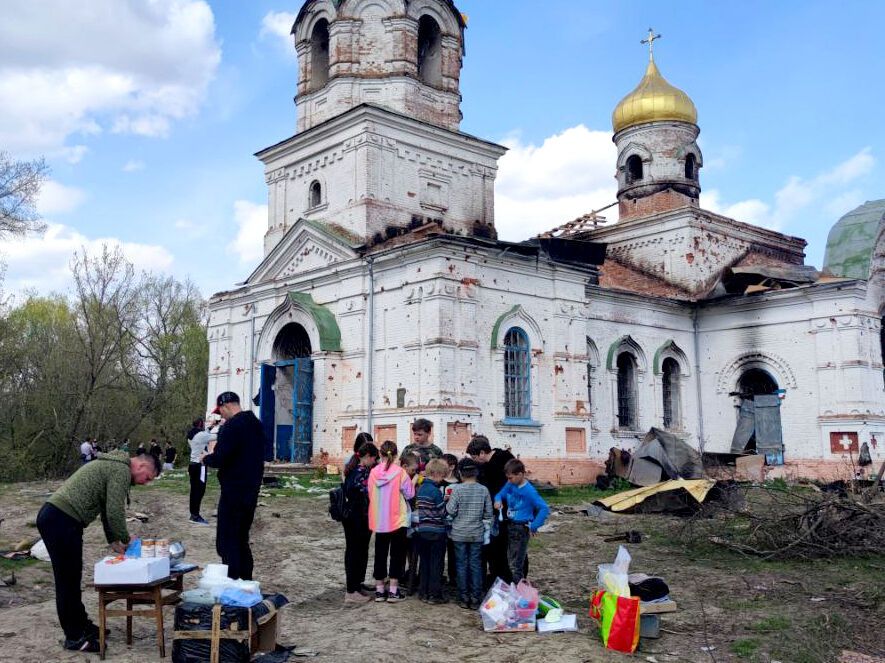 Зруйнований храм у Лукашівці