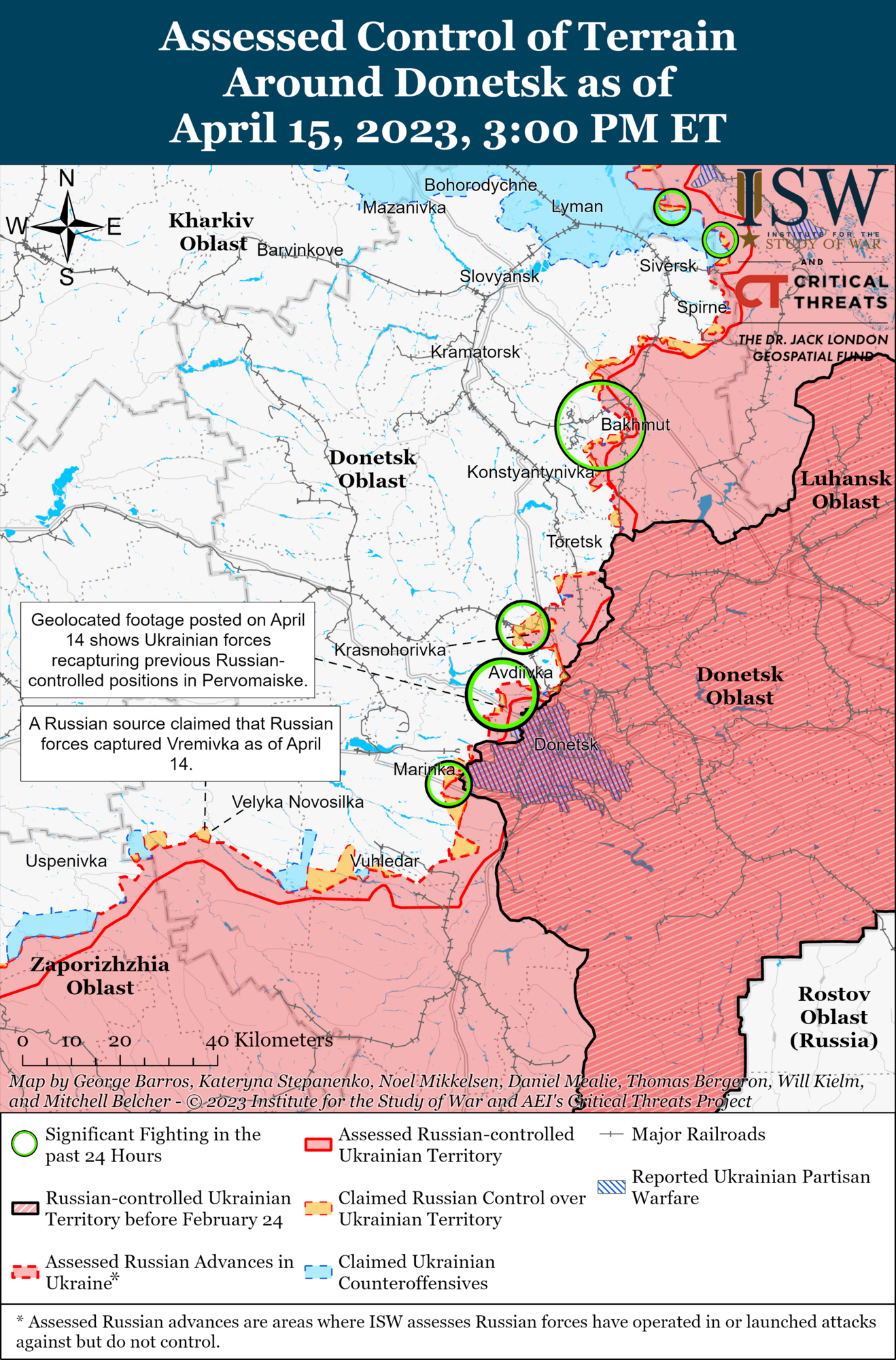 Росія кидає на Бахмут підрозділи ВДВ, підкреслюючи важливість цієї ділянки фронту – ISW