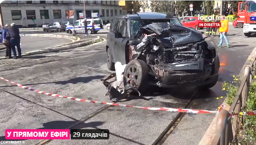 Капітан "Лаціо" потрапив у серйозну ДТП, пошкодивши хребет та отримавши складний перелом ребра. Відео