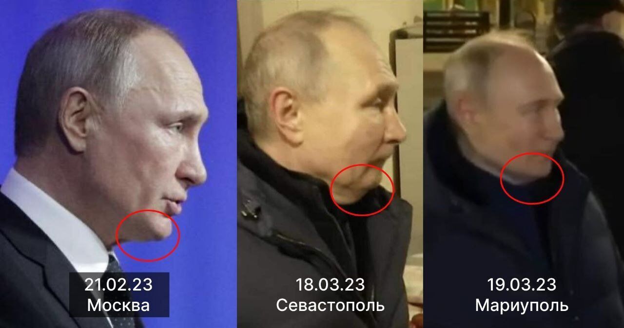 Двійник чи слід від операції? На фото Путіна в церкві на Великдень помітили "знакову" деталь