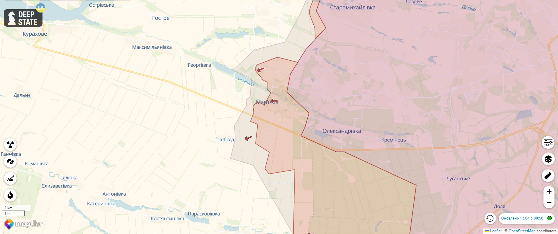Силы обороны отбили более 40 атак врага, оккупанты развернули госпиталь в доме культуры в Луганской области – Генштаб