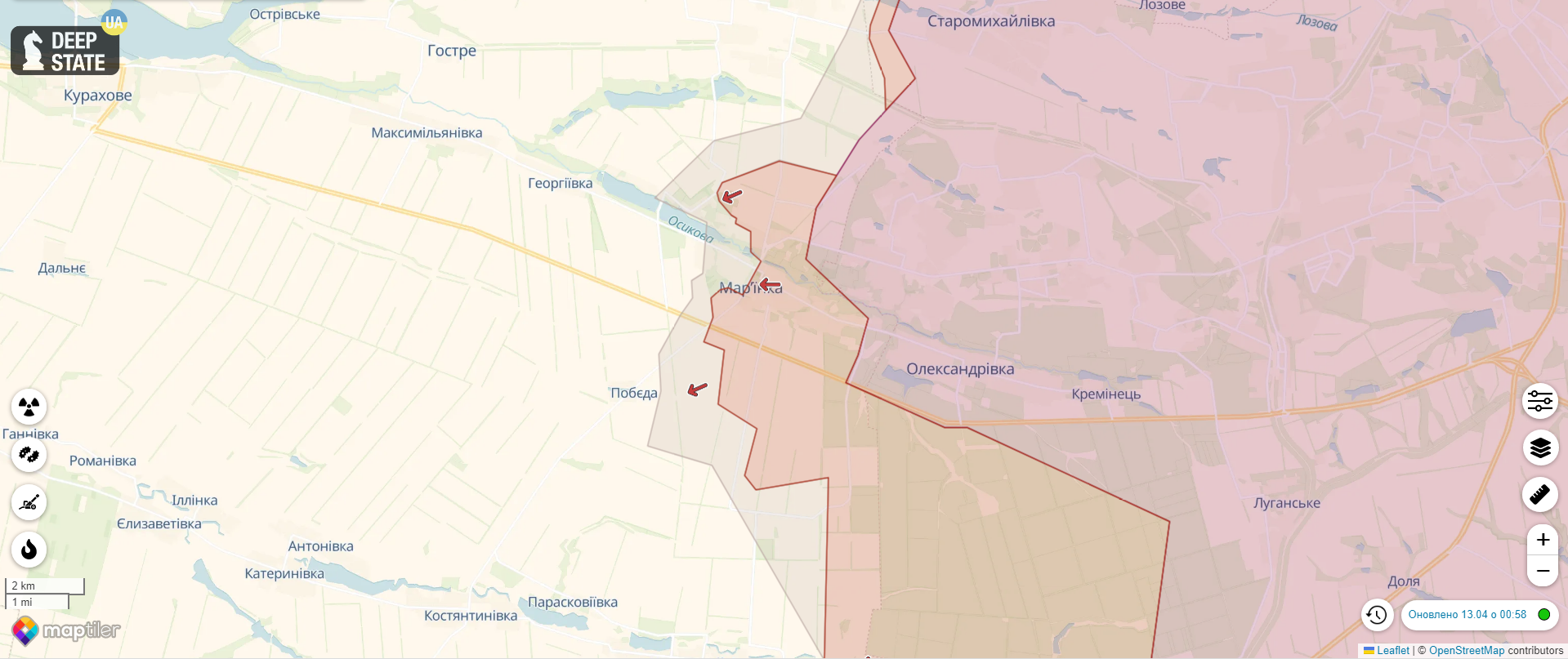 Сили оборони відбили понад 40 атак ворога, окупанти розгорнули шпиталь у будинку культури на Луганщині – Генштаб