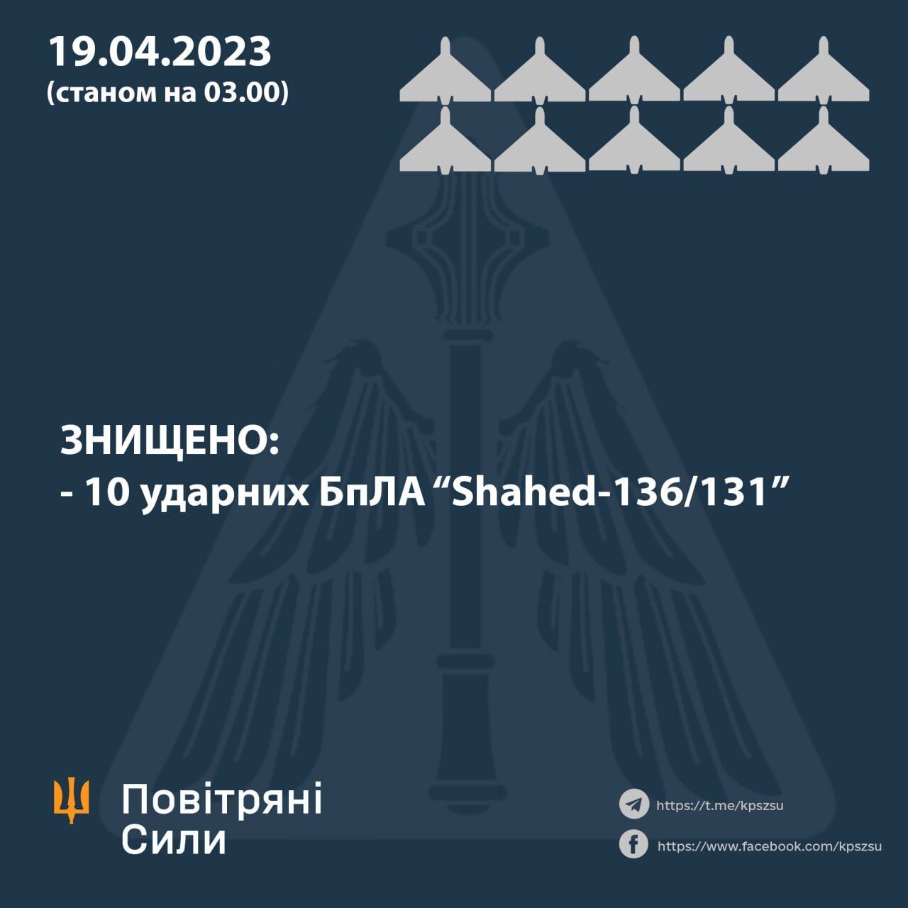 РФ атаковала Одесщину дронами-камикадзе: сработала ПВО, но есть прилет по объекту инфраструктуры. Фото