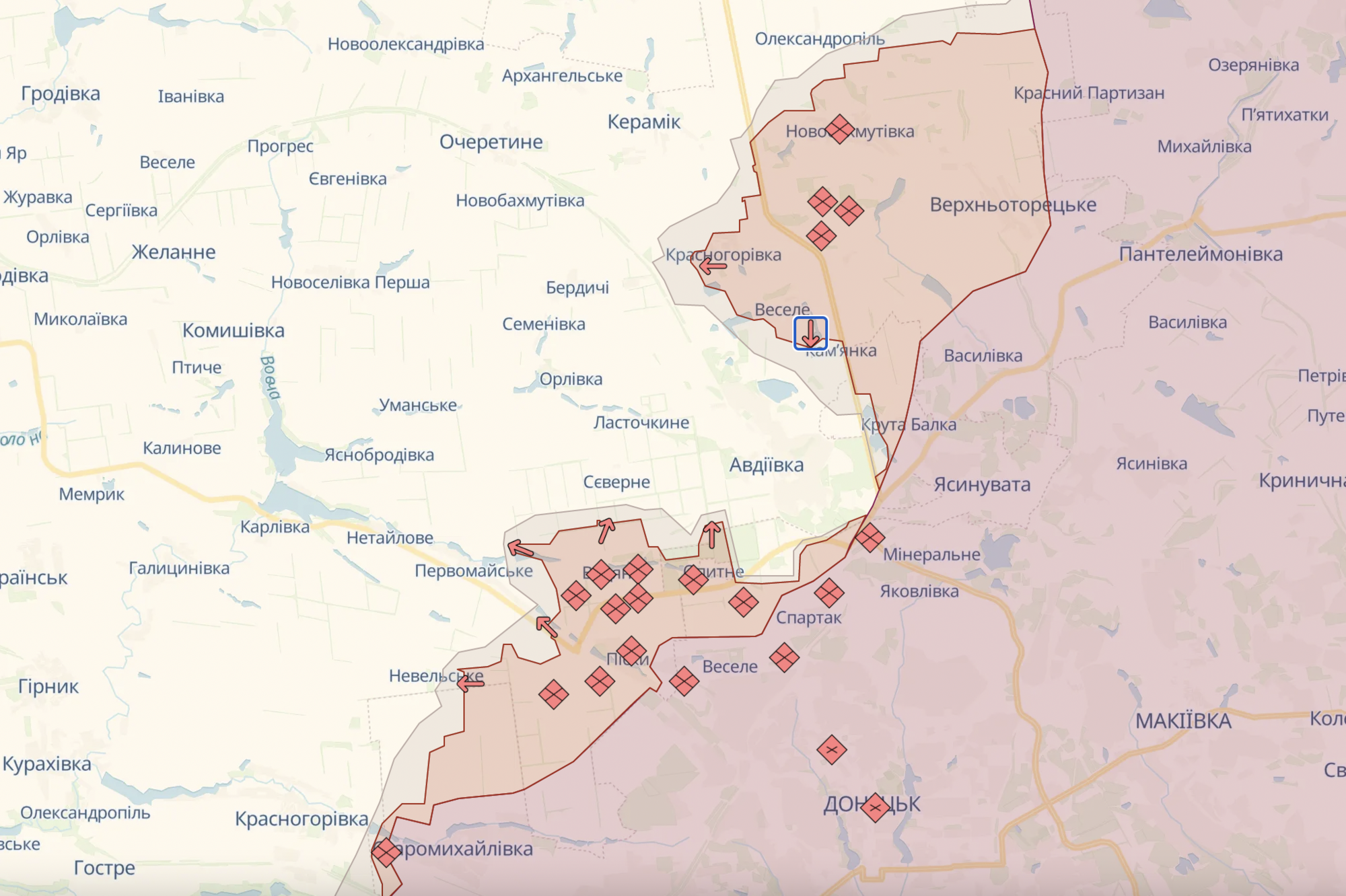 OSINT-аналитики вычислили, где был Зеленский в полуокруженной Авдеевке: до передовой – 4 км. Фото