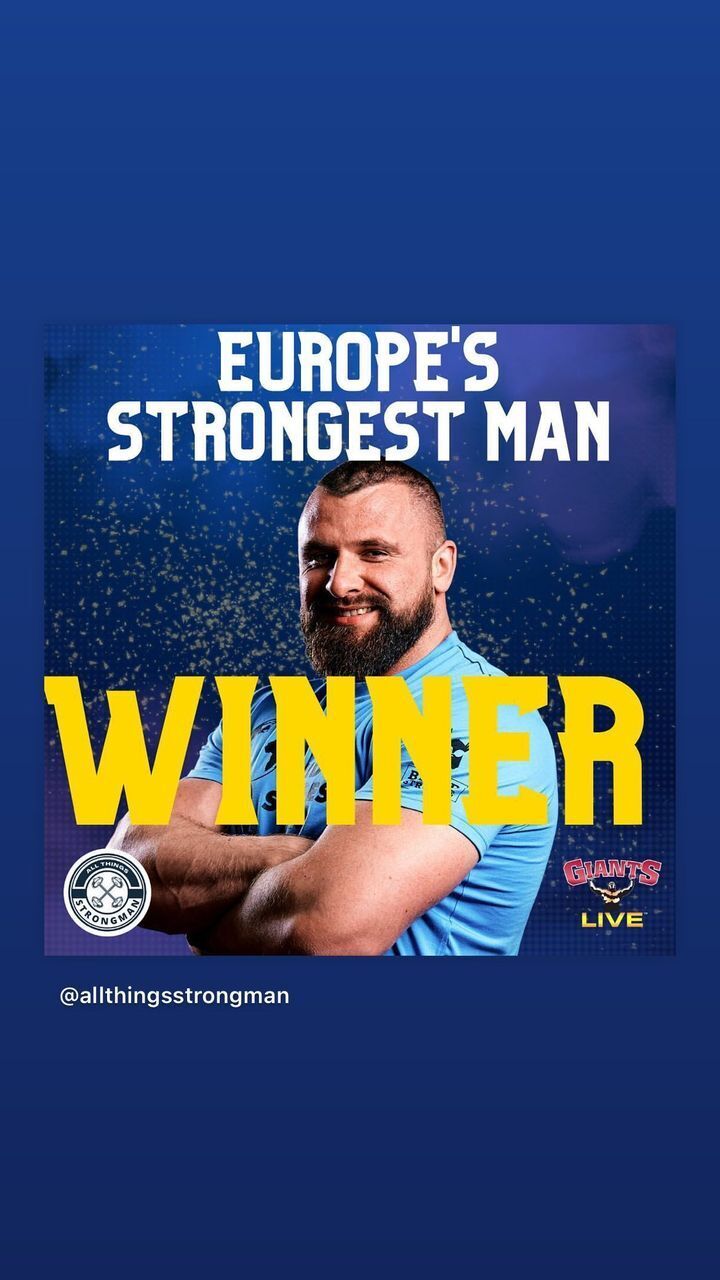 Украинец стал самым сильным человеком Европы