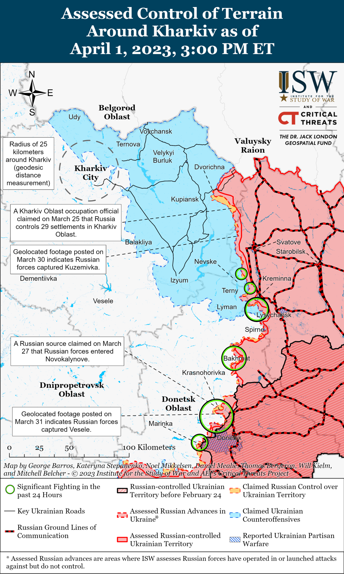 Карта боїв на сході України