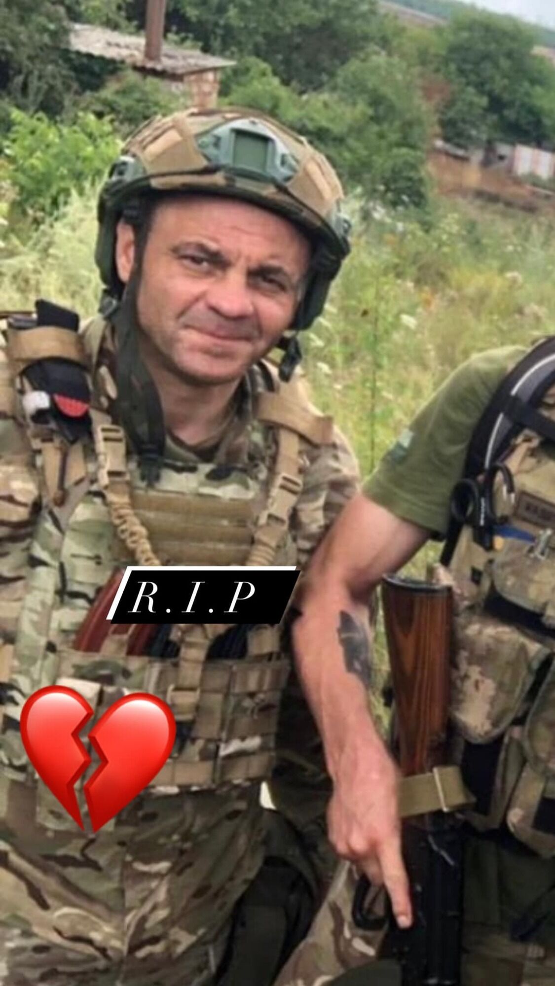 В боях за Украину погиб защитник из Полтавы Юрий Боженко, который одним из первых встал на защиту Бахмута. Фото
