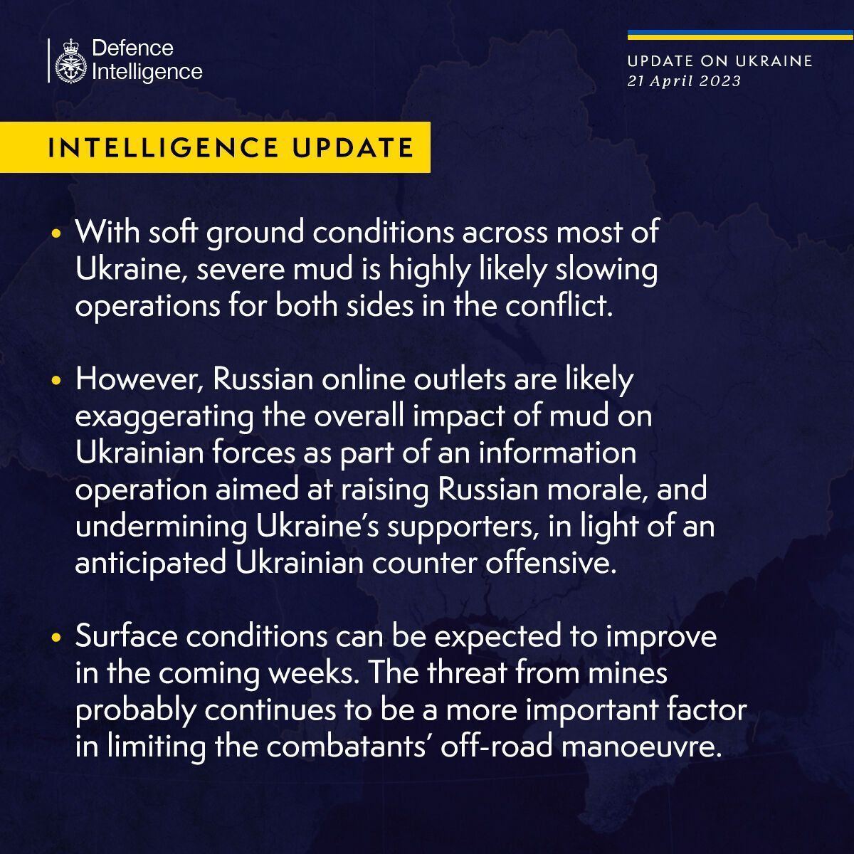 У Росії перебільшують вплив погоди на контрнаступ ЗСУ: розвідка Британії вказала на задум агресора