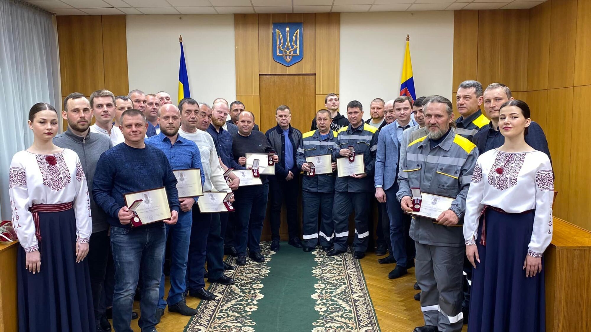 Енергетиків ДТЕК на Одещині відзначили нагородою президента "За оборону України"