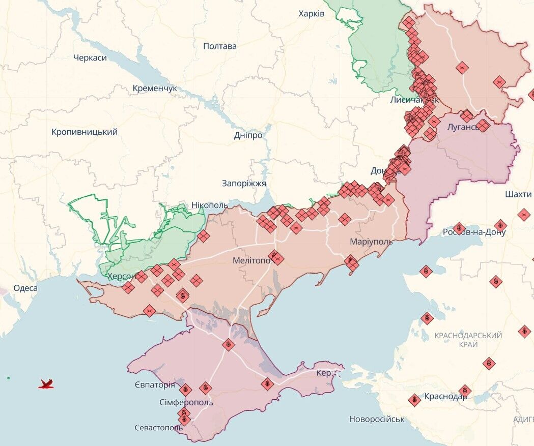 Окупанти ведуть запеклі бої за Бахмут і Мар'їнку, відбито 58 атак – Генштаб  