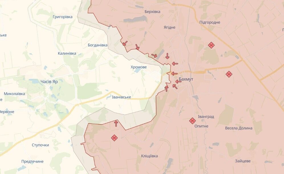 Продолжаются бои за Бахмут, враг несет потери под Авдеевкой: Генштаб рассказал о 45 отраженных атаках 