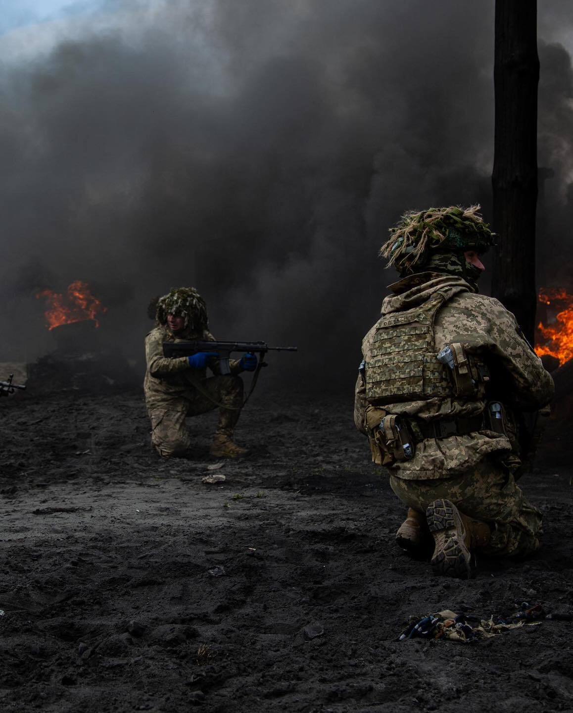 "Не реагувати на вибухи і постріли": у Генштабі показали, як тренується 47 ОМБр "Маґура". Фото