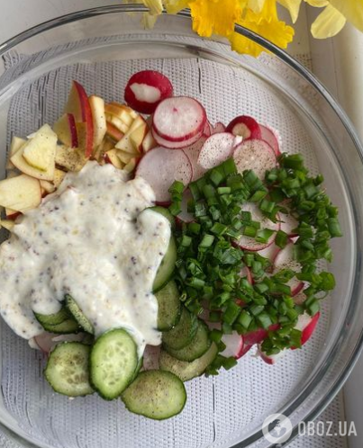 Весенний салат из редиса и огурцов: чем заправить, кроме майонеза и масла