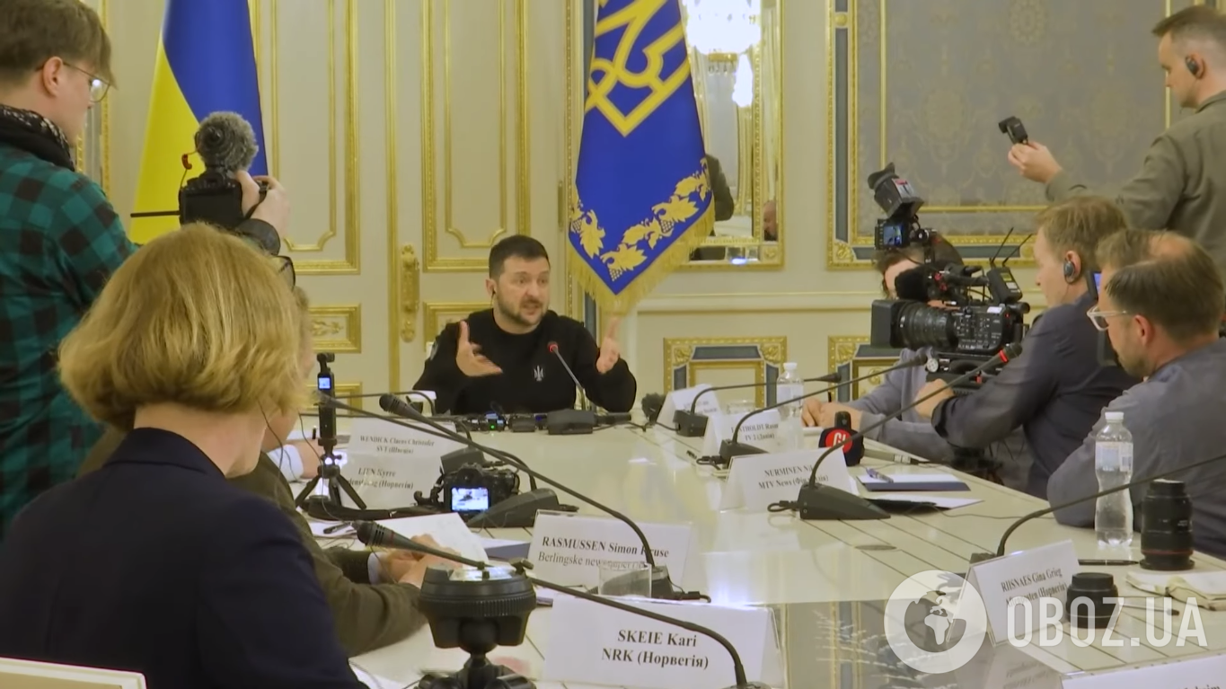 Український голова дав інтерв'ю іноземним ЗМІ