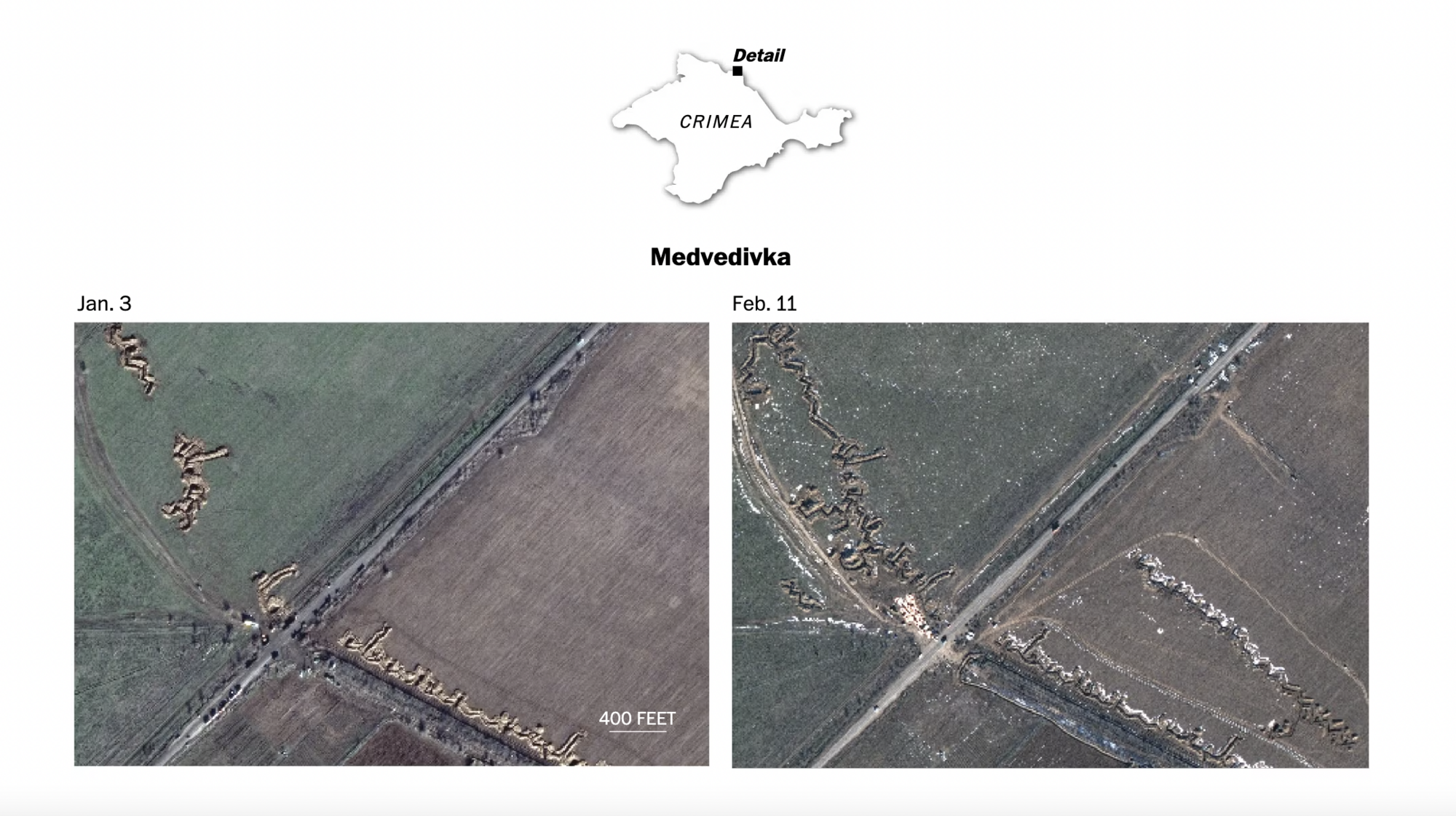 Окупанти розмістили артилерію і вирили окопи на узбережжі Чорного моря, готуючись до контрнаступу ЗСУ. Супутникові фото 