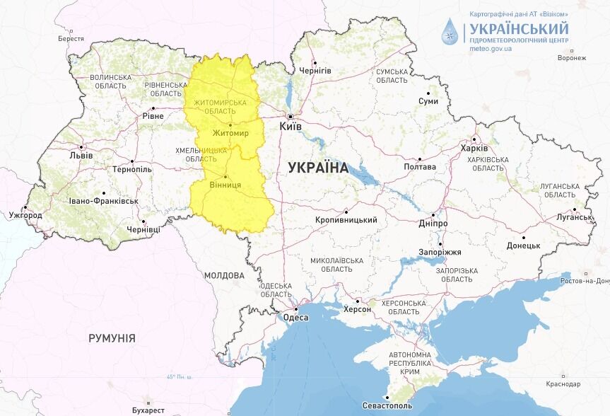 Частину України накриє мокрим снігом, а сухо не буде ніде: в Укргідрометцентрі дали прогноз на середу. Карта 