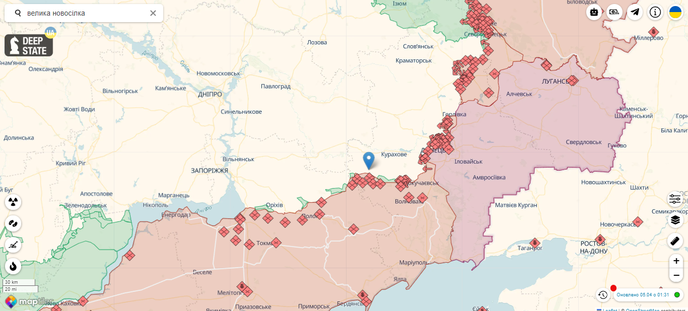 Оккупанты обстреляли поселок Великая Новоселка в Донецкой области: один человек погиб, два ранены. Фото