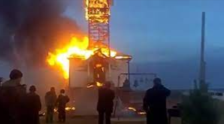Мережею шириться фейк про підпал церкви в Миколаївській області "націоналістами": відео зняте в РФ 10 років тому. Фото