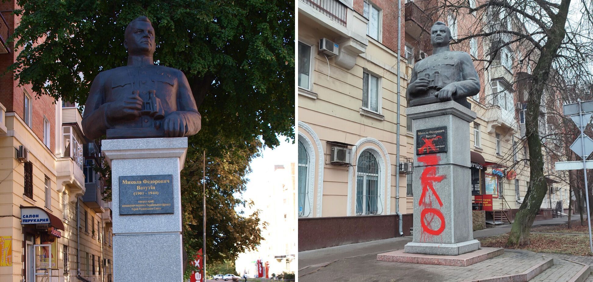 Полтавский горсовет проголосовал за снос памятников Ватутину, Пушкину и Зыгину