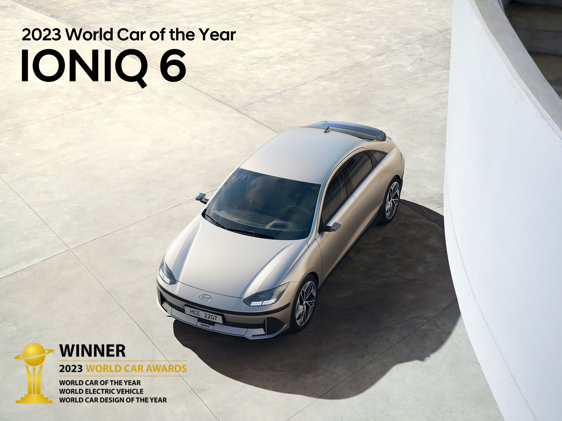Ioniq 6 получил титул Всемирного автомобиля года