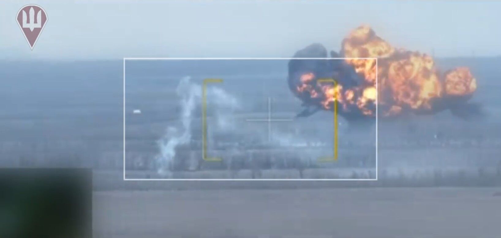ВСУ сбили в районе Марьинки на Донетчине Су-25 оккупантов: момент попал на видео