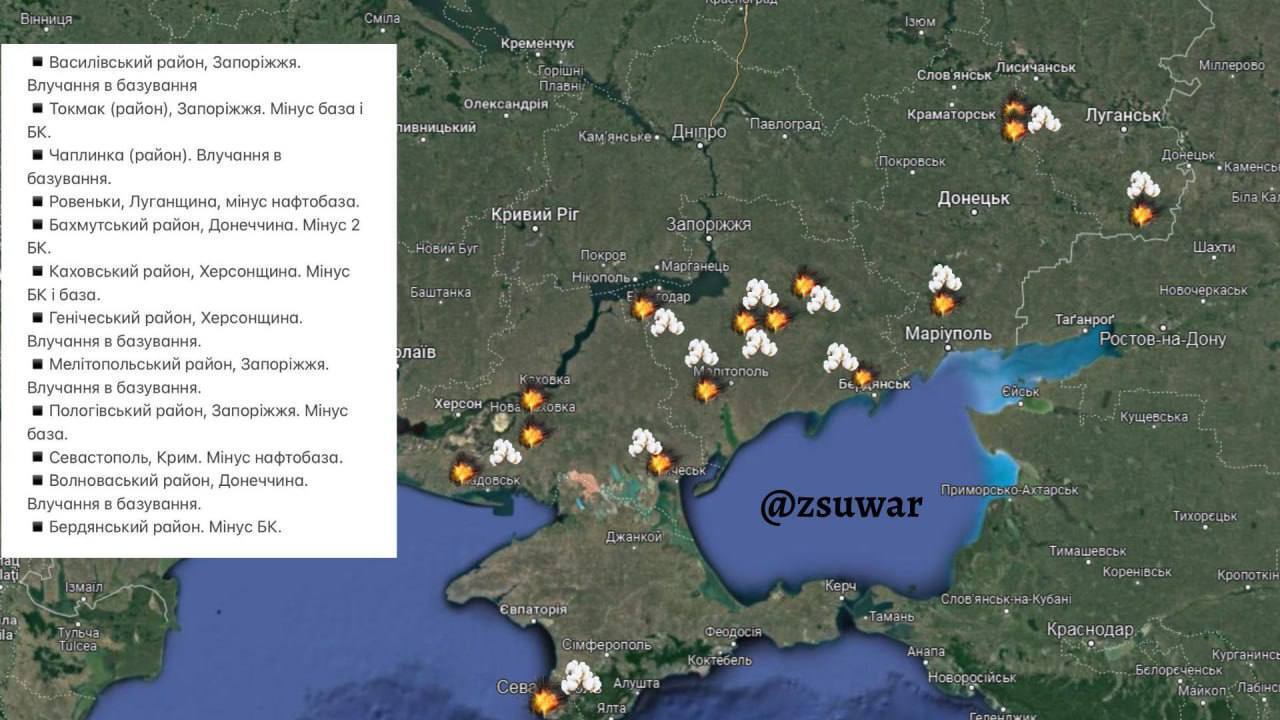 "Демилитаризация" идет по плану: ВСУ за неделю уничтожили 5 складов БК и 8 баз российской армии