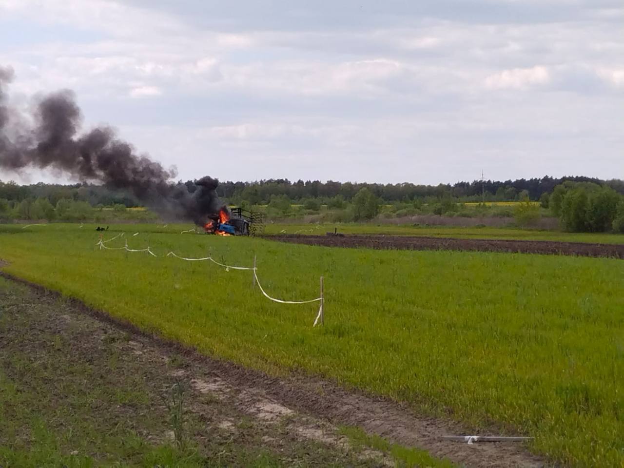 На Рівненщині на міні підірвався трактор: тракторист загинув. Фото