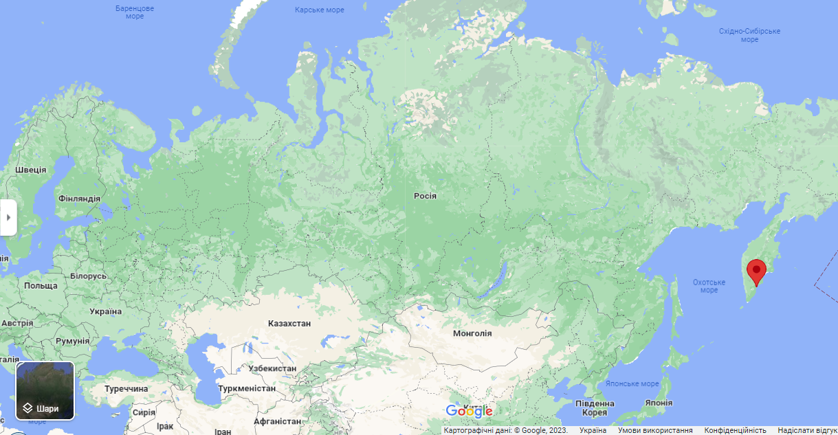 Петропавловськ-Камчатський на карті