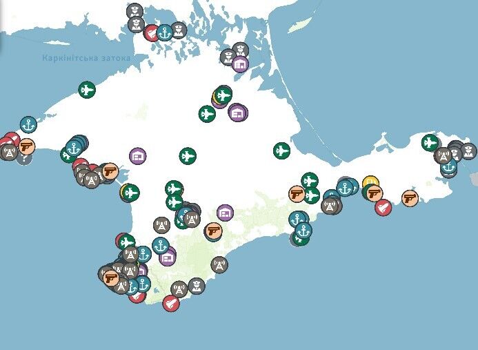 СМИ опубликовали карту с сотнями военных объектов РФ в Крыму и дали жителям полуострова совет