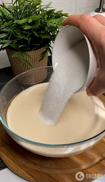 Элементарный молочный десерт из ряженки: застывает в холодильнике