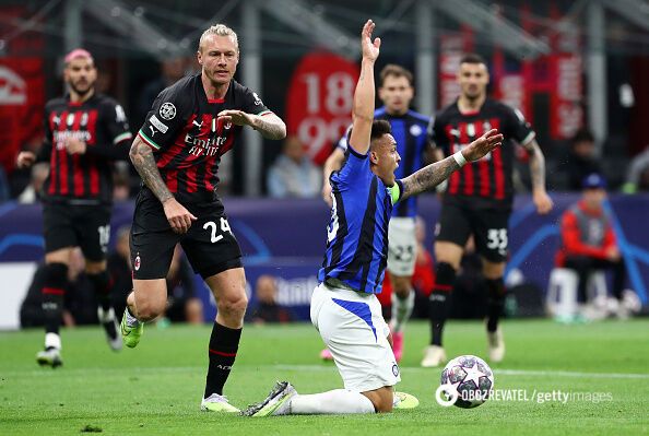 "Интер" за 3 минуты шокировал "Милан" в полуфинале Лиги чемпионов. Видео