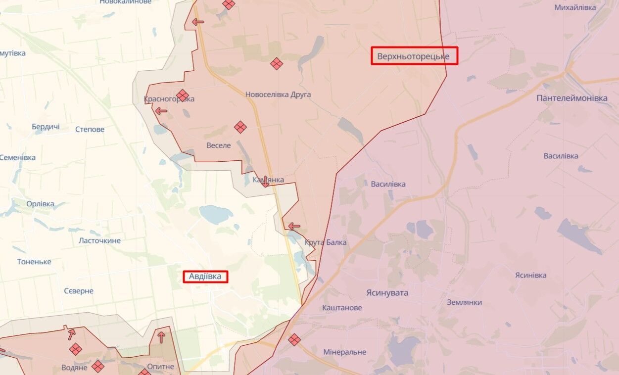 Окупанти на Донеччині бояться контрнаступу ЗСУ і стягують сили: названо напрямок, де ворог може піти в атаку. Карта