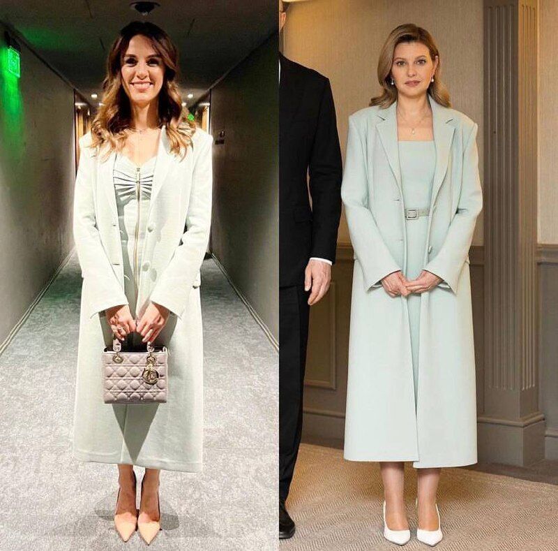 "Має бути субординація": дружина Решетніка похвалилася однаковим образом з Оленою Зеленською і нарвалася на хейт. Фото