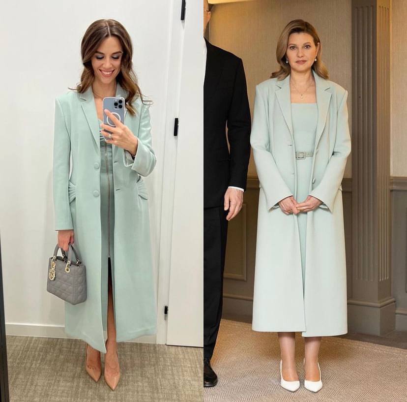 "Має бути субординація": дружина Решетніка похвалилася однаковим образом з Оленою Зеленською і нарвалася на хейт. Фото