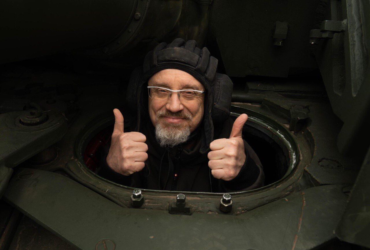 Резников в украинском танке