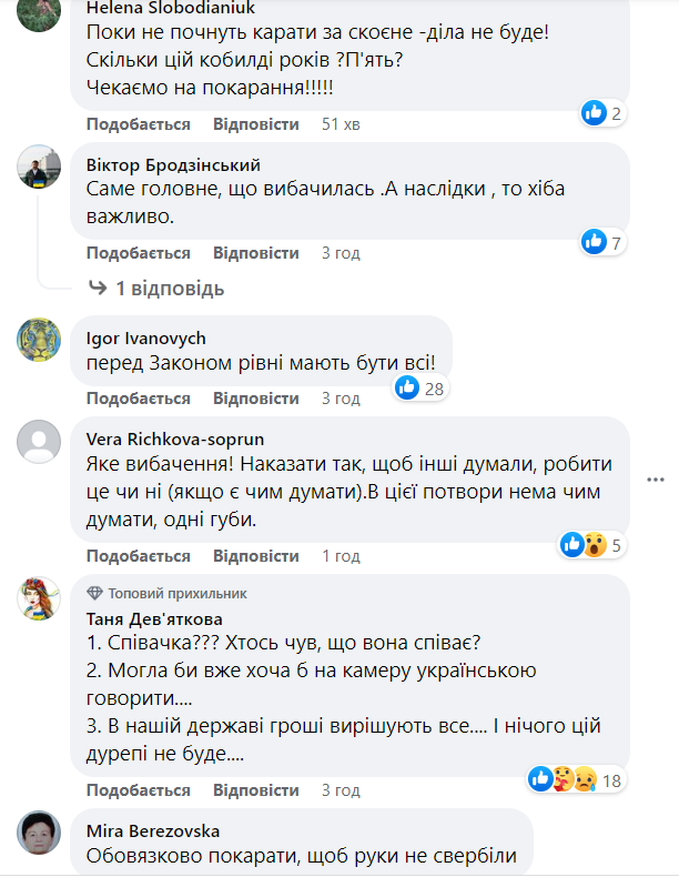 "Не вірю жодному слову": українці відреагували на вибачення співачки, яка публікувала роботу ППО