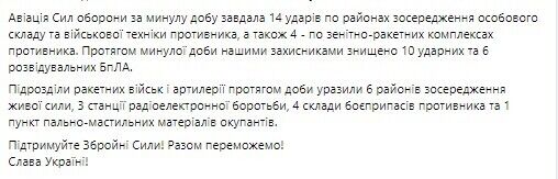 За Бахмут та Мар’їнку йдуть важкі бої, ЗСУ знищили за добу чотири склади БК ворога – Генштаб