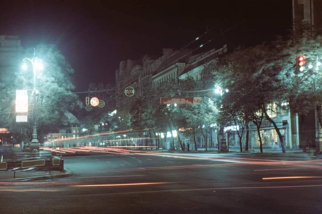 В сети показали, как выглядел ночной Киев на снимках 1984 года. Архивные фото